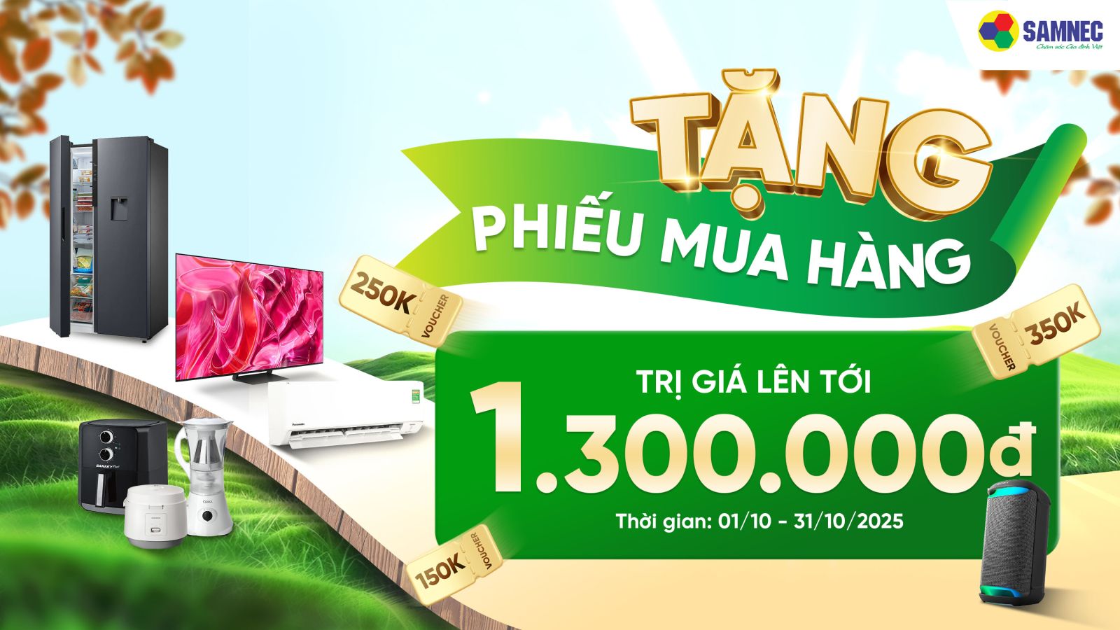 Samnec Tuổi Mới Sale To - Tặng phiếu mua hàng giảm giá lên đến 1.300.000đ