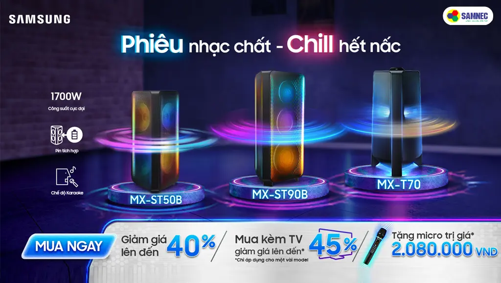 ma loa tặng mic samsung