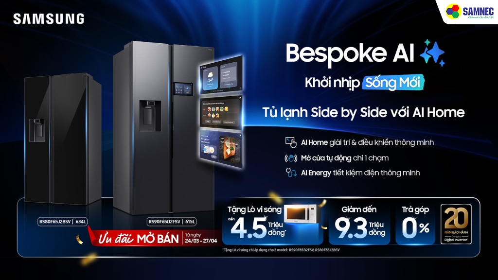 Mua Tủ Lạnh Samsung Tặng Lò Vi Sóng