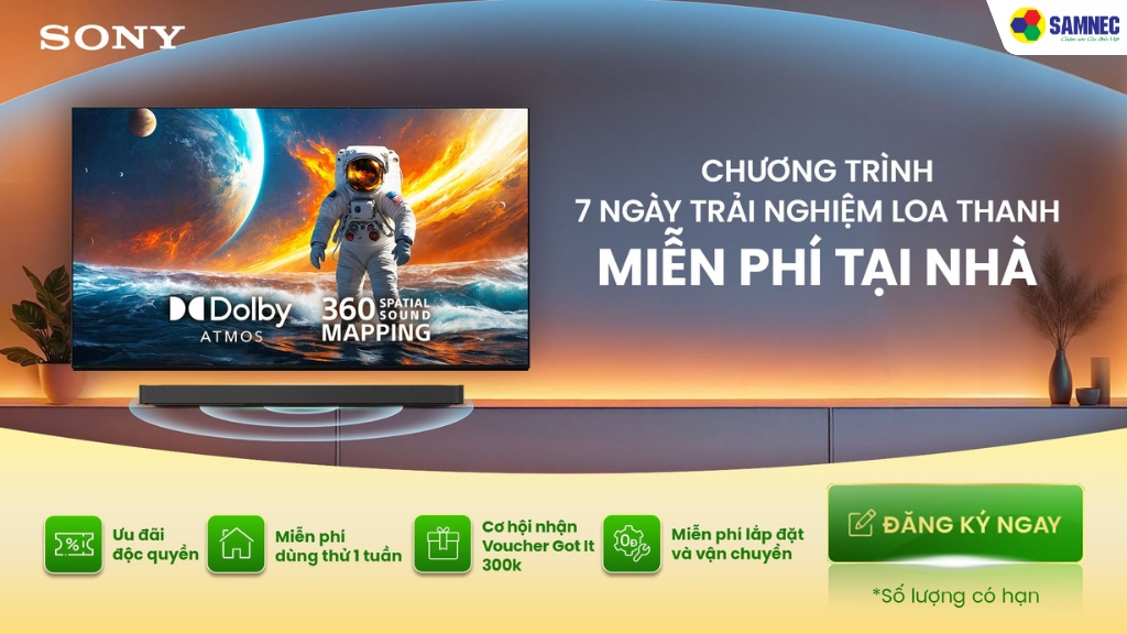 Trải nghiệm Loa thanh miễn phí