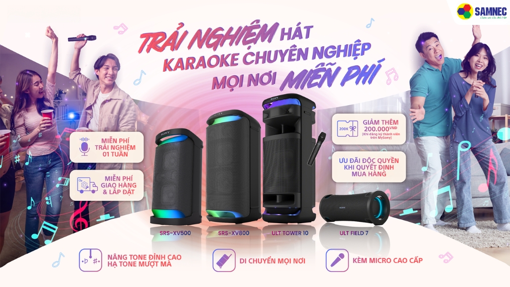 Trải nghiệm loa Karaoke miễn phí