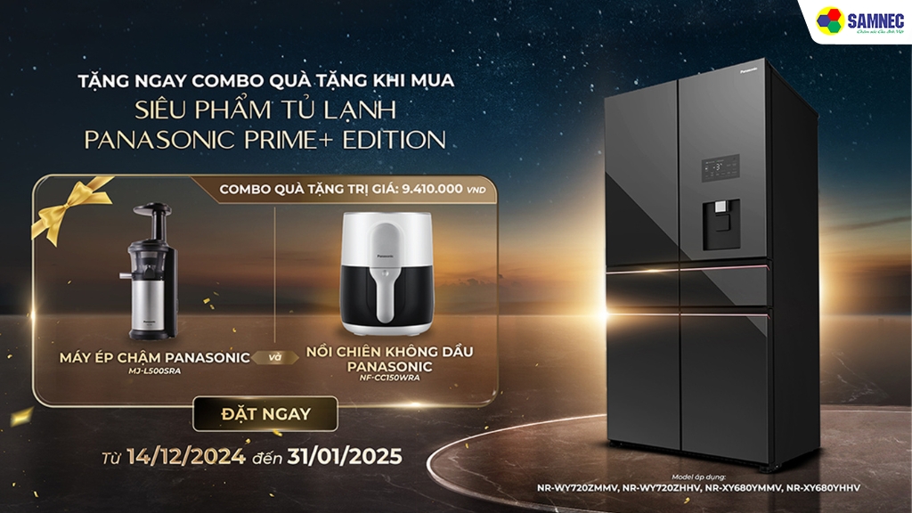mua tủ lạnh Panasonic nhận bộ quà tặng siêu hấp dẫn