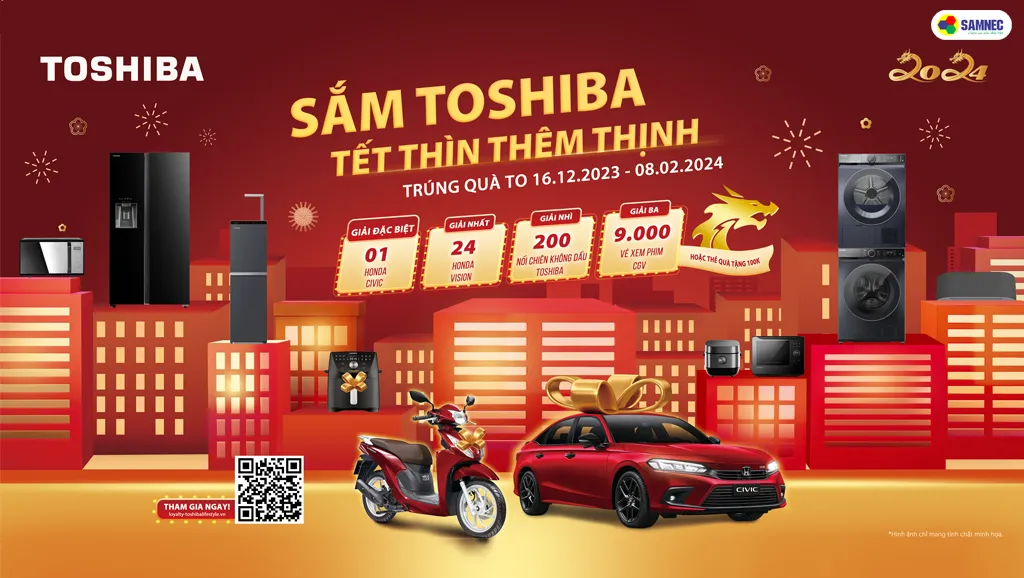 chương trình khuyến mại Sắm Toshiba, Tết Thìn thêm thịnh
