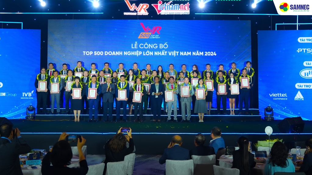 Bảng xếp hạng VNR500 - Top 500 Doanh nghiệp lớn nhất Việt Nam năm 2024