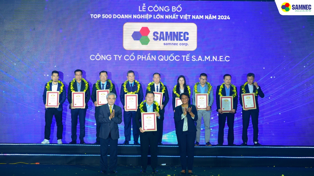 Công Ty Cổ Phần Quốc Tế SAMNEC được vinh danh trong danh sách danh giá