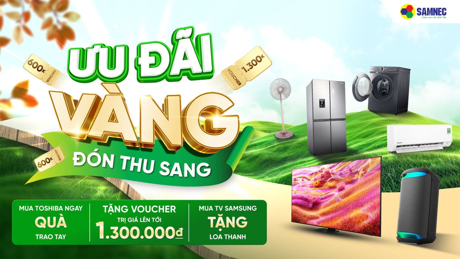 ưu đãi vàng đón thu sang