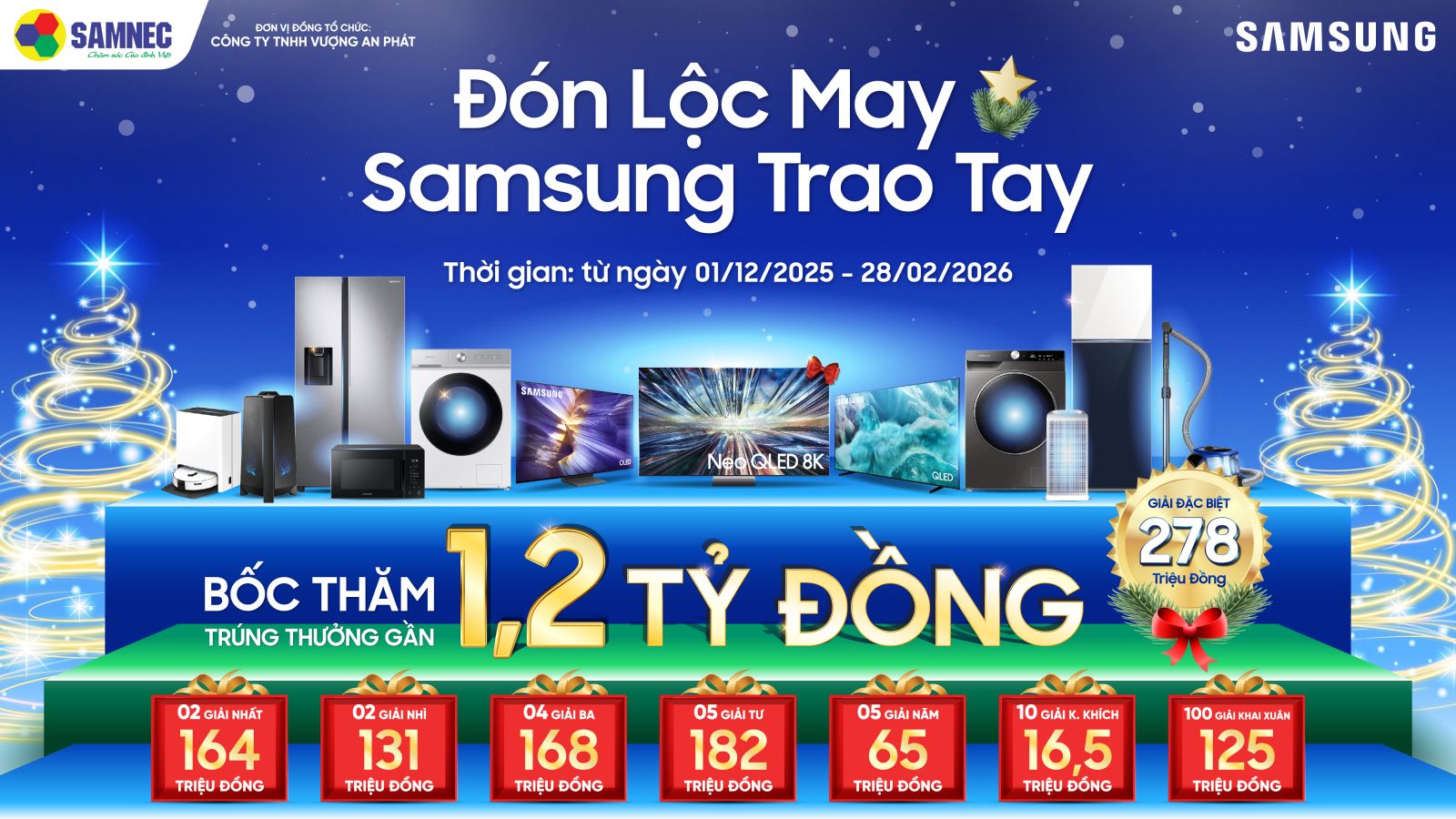 ĐÓN LỘC MAY- SAMSUNG TRAO TAY