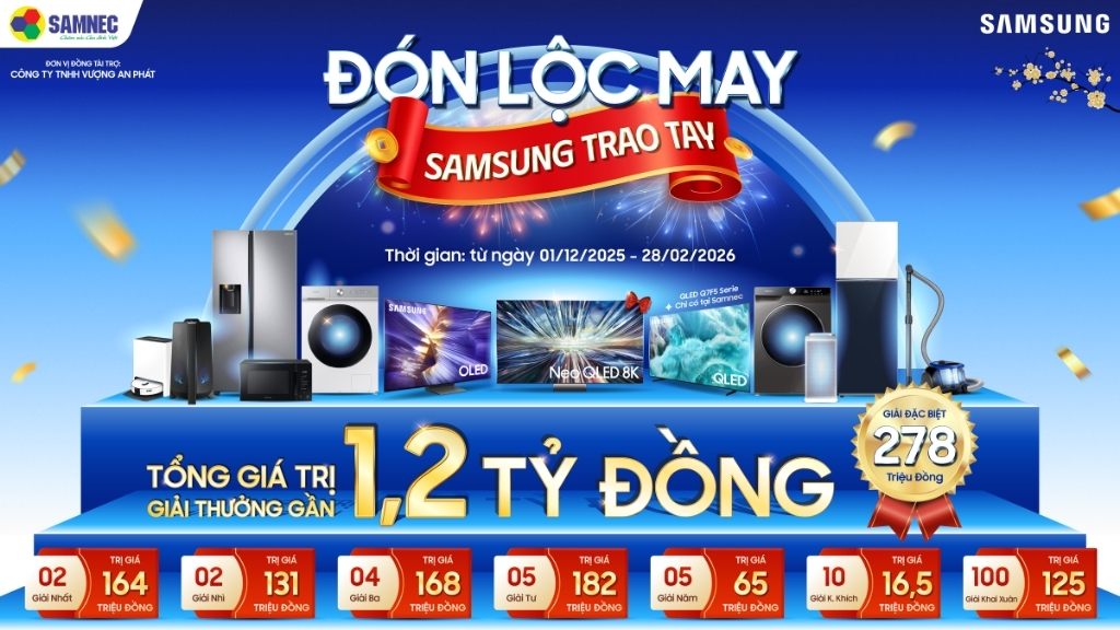 ĐÓN LỘC MAY- SAMSUNG TRAO TAY