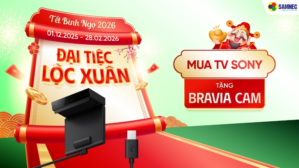 Mua Tivi Sony tặng Bravia Cam
