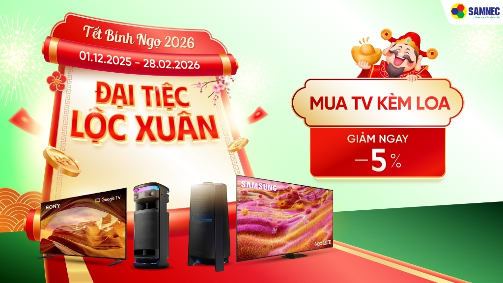 Mua Tivi kèm loa giảm ngay 5%