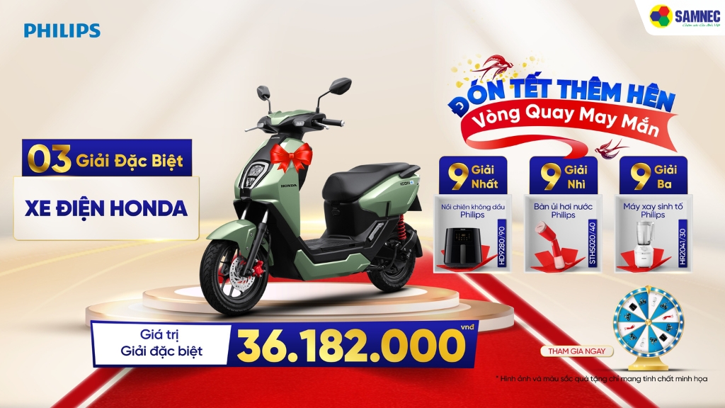 Đến Samnec Đón Tết Thêm Hên - Vòng Quay May Mắn Cùng Philips