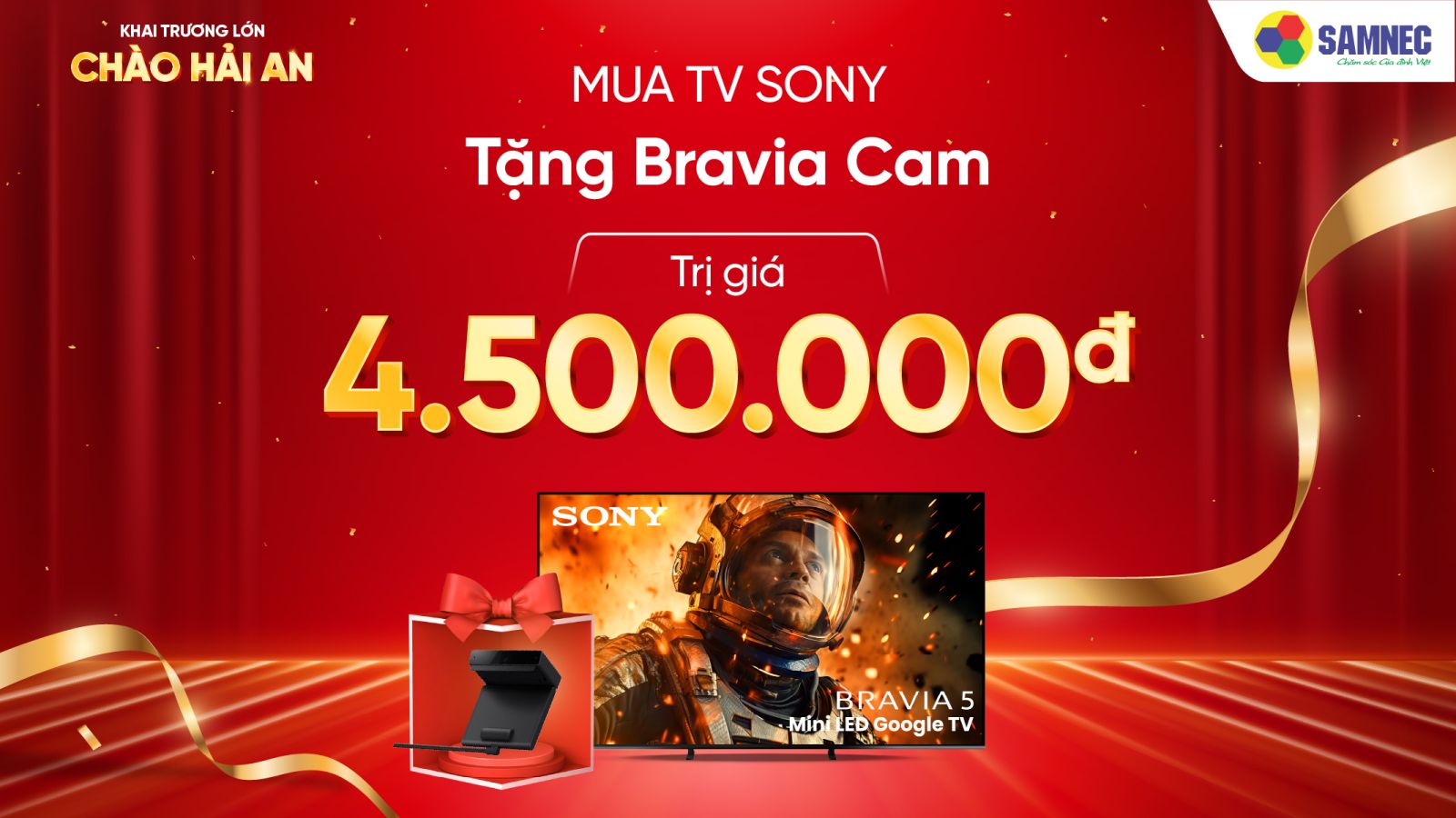 Mua Tivi Sony tặng Bravia Cam
