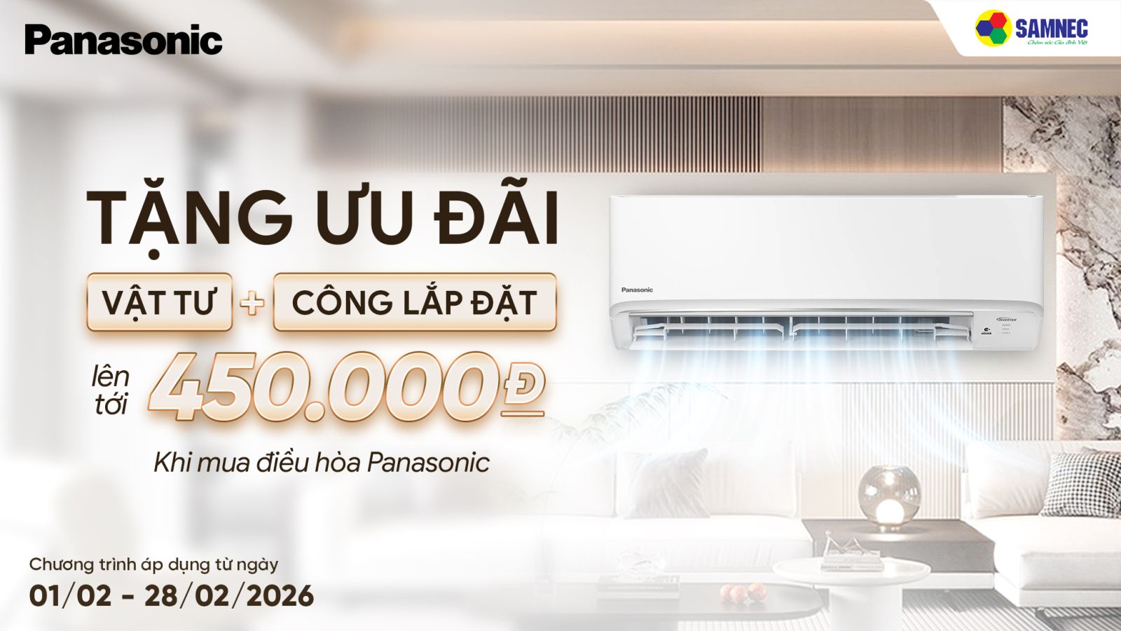 Khuyến mại pana tháng 2 