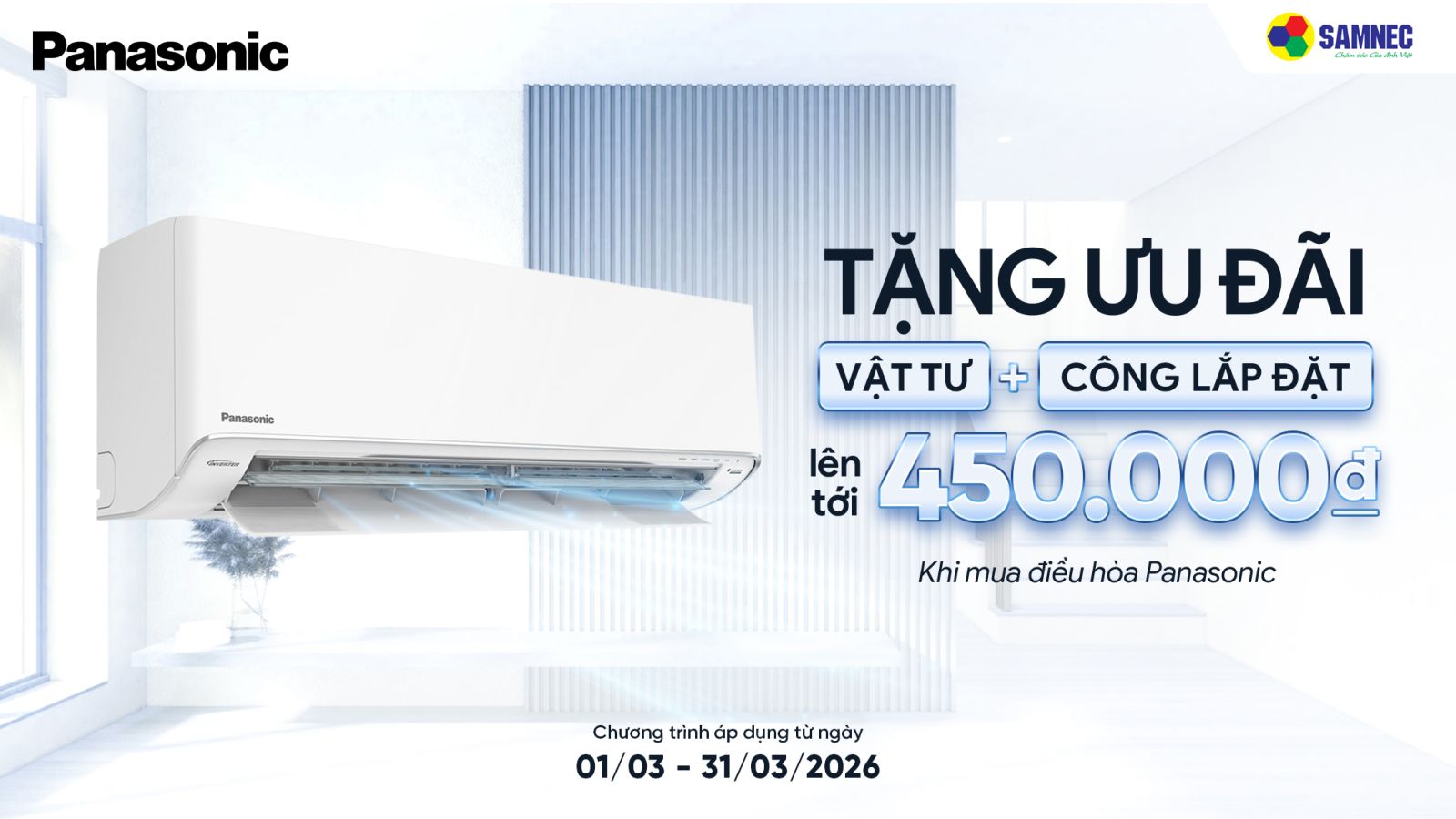 Khuyến mại điều hòa pana 2026