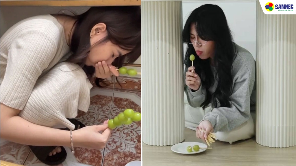 một số người ở Mỹ Latinh sẽ ăn nho dưới gầm bàn