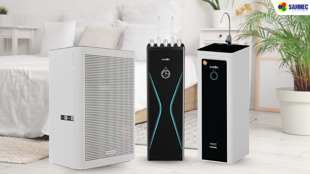Máy lọc nước và máy lọc không khí