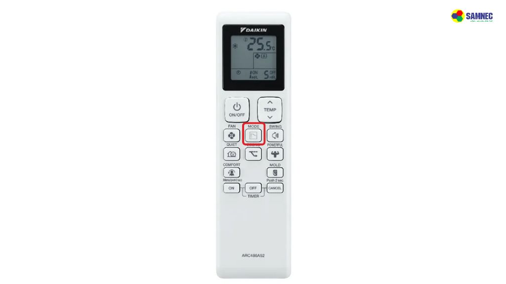 Cách cài đặt chế độ Dry trên máy lạnh Daikin với model cũ