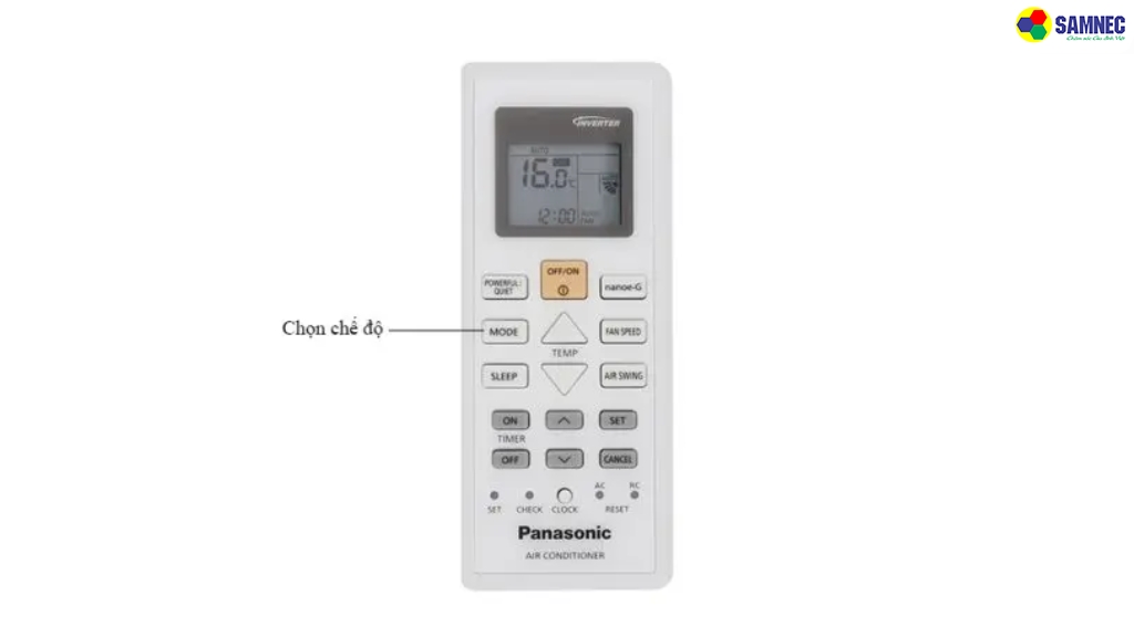 Cách bật chế độ hút ẩm trên điều hòa