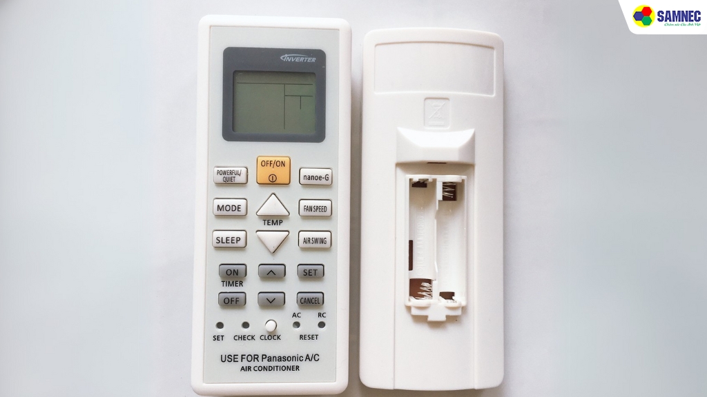 Pin của điều khiển từ xa gần hết hoặc đã hết năng lượng