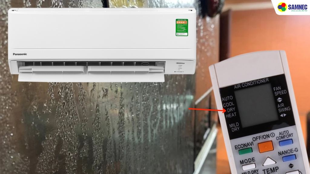 Chế độ Dry của điều hòa Panasonic là gì