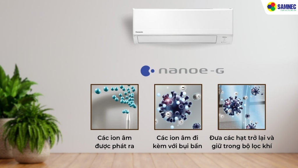 Nanoe-G có thể hoạt động độc lập với chế độ làm lạnh không