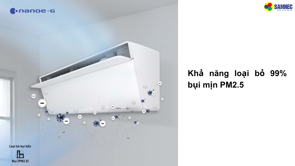 Kết hợp với công nghệ nanoe-G