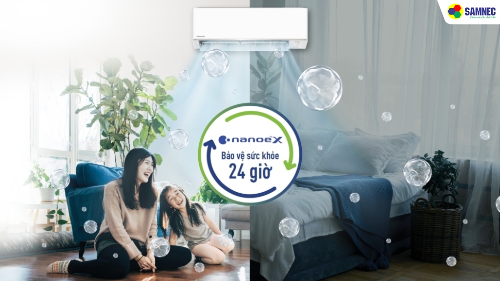 Công nghệ nanoe™ X thế hệ 2 hiệu quả khử mùi và ức chế phấn hoa gấp đôi so với thế hệ cũ