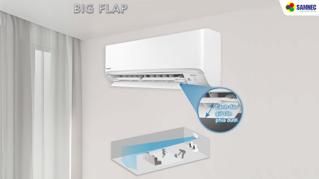 Làm lạnh nhanh, phân bổ luồng khí đồng đều