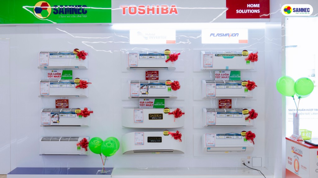 máy lạnh giá rẻ tiết kiệm điện tại samnec