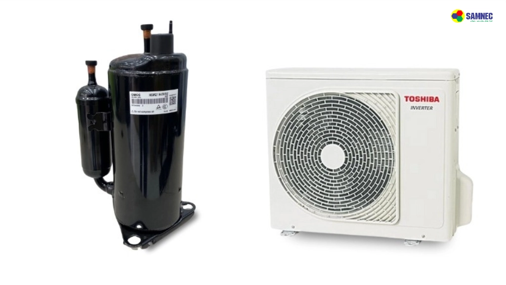 máy nén điều hoà toshiba bị hỏng