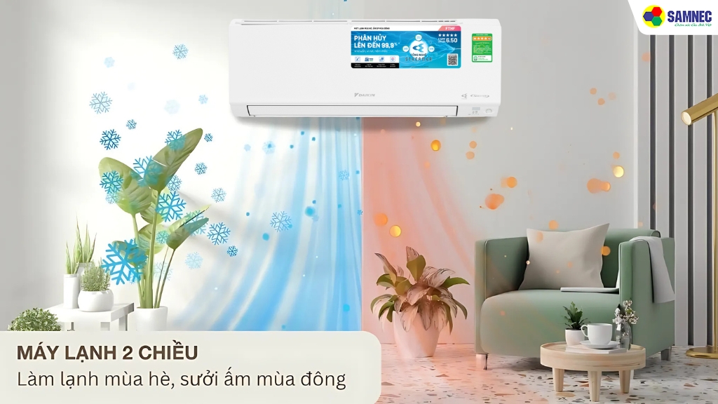 điều hòa daikin 2 chiều FTHF25XVMV
