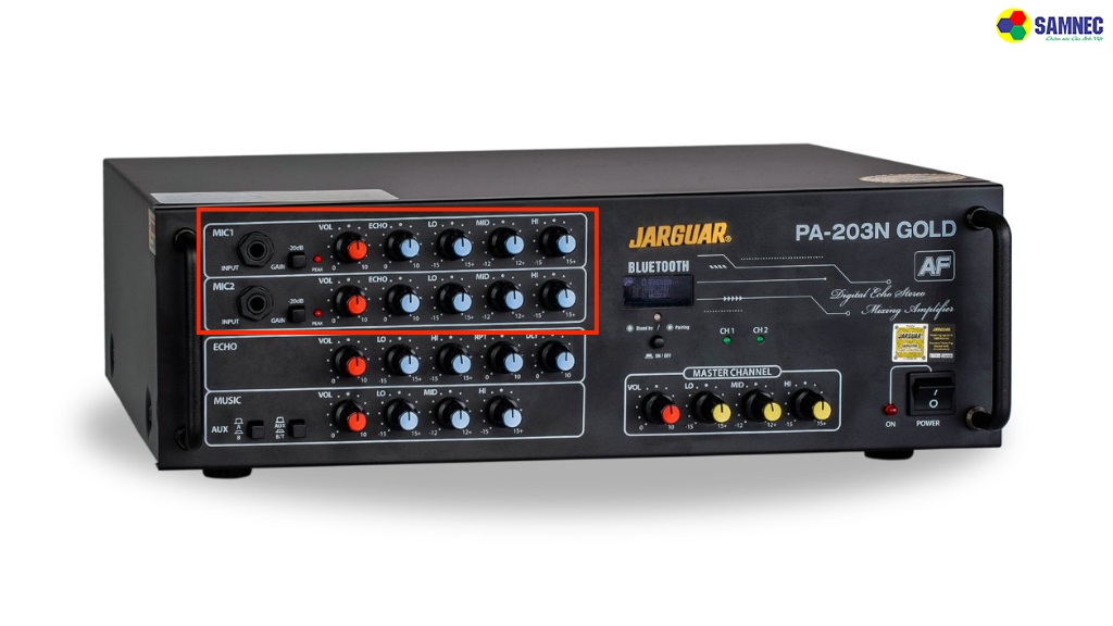 Chỉnh thông số cho micro (MIC)