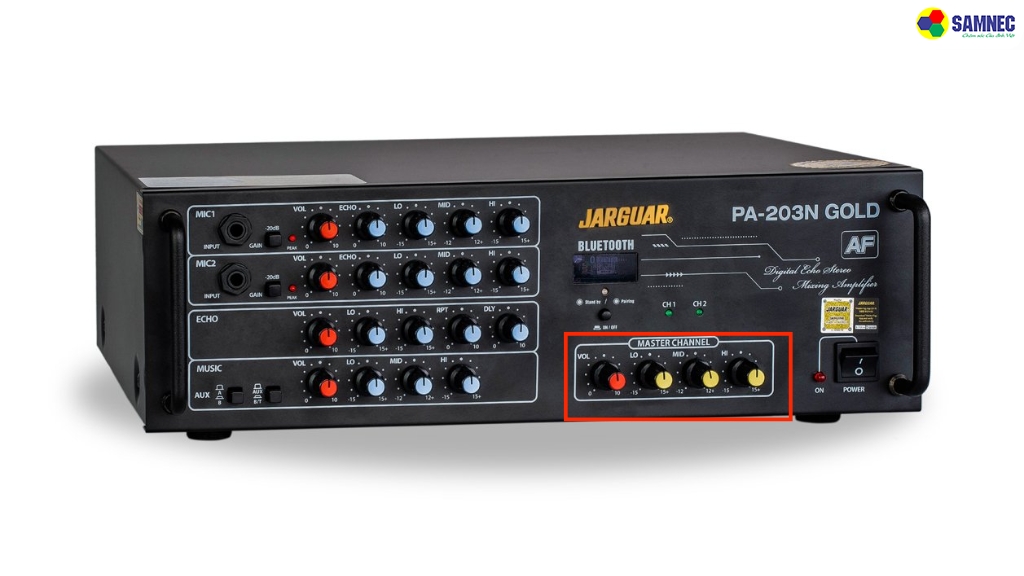 Chỉnh âm lượng tổng (MASTER)