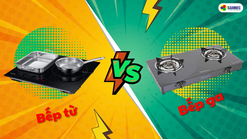 dùng bếp từ hay bếp ga tiết kiệm hơn