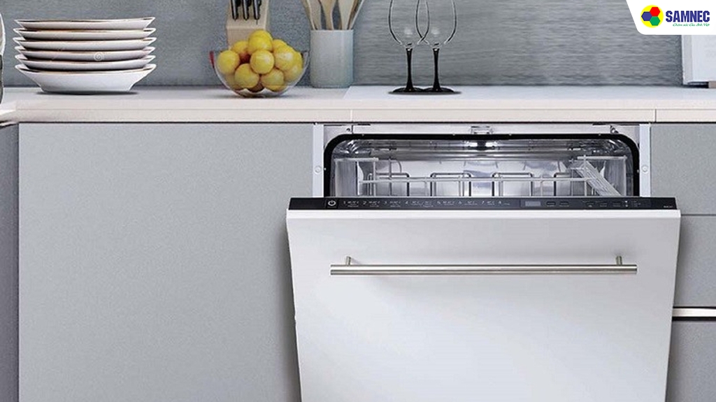 Với máy rửa bát âm tủ