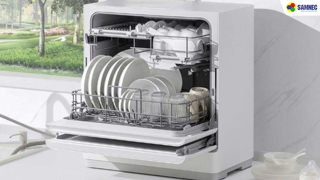 Với máy rửa bát để bàn