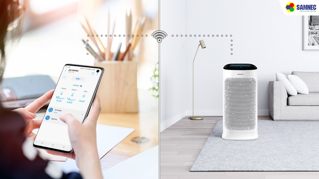 Dễ dàng điều khiển qua ứng dụng SmartThings