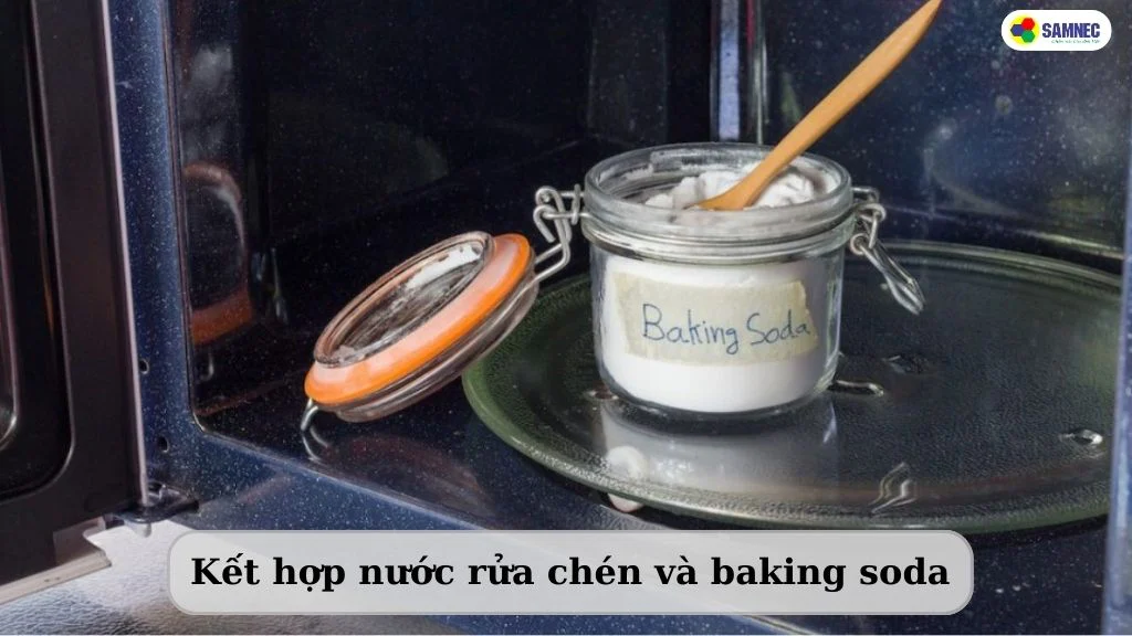vệ sinh lò vi sóng bằng baking soda