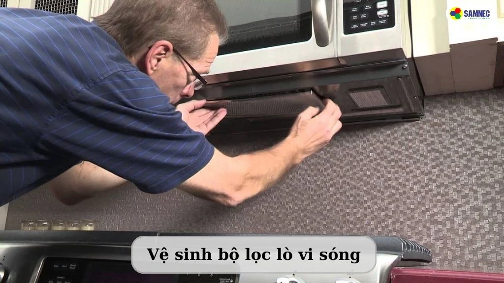 Vệ sinh bộ lọc lò vi sóng