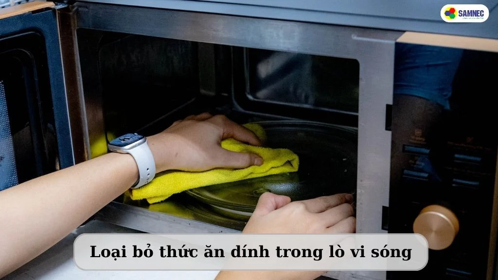 vệ sinh lò vi sóng hiệu quả