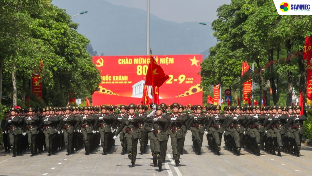 Lộ trình các khối diễu binh diễu hành A80