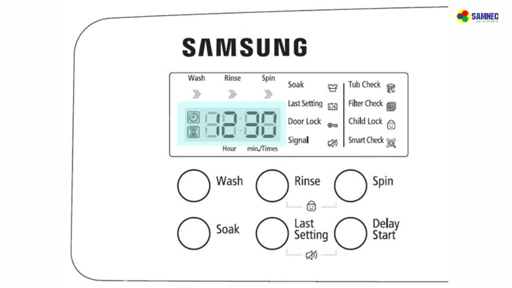 đèn led trên màn hình hiển thị xoay trong 2 hoặc 3 giây