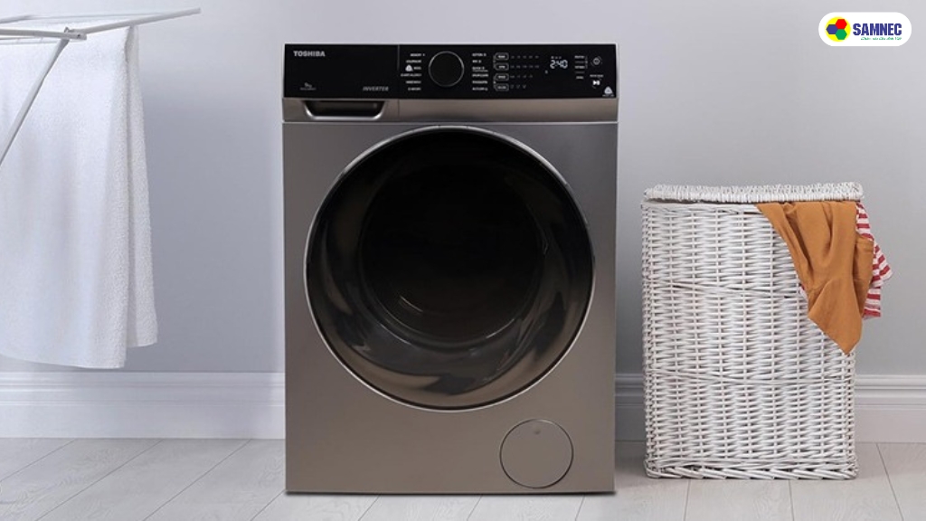 chức năng sấy khô quần áo máy giặt toshiba cửa trước