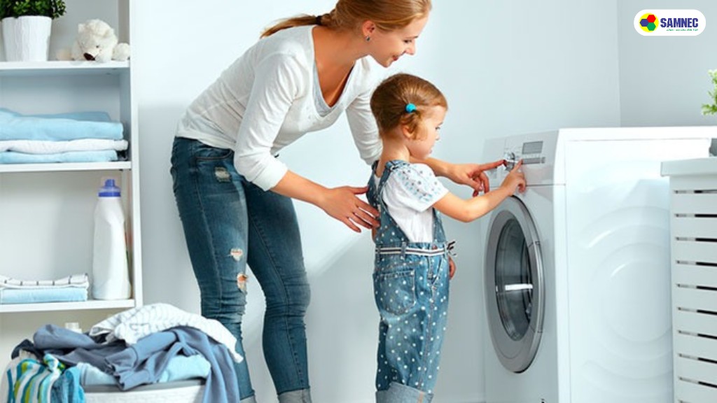 máy giặt panasonic báo lỗi cl