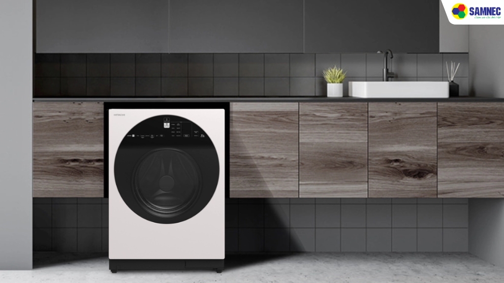 Thiết kế máy giặt Hitachi bền bỉ