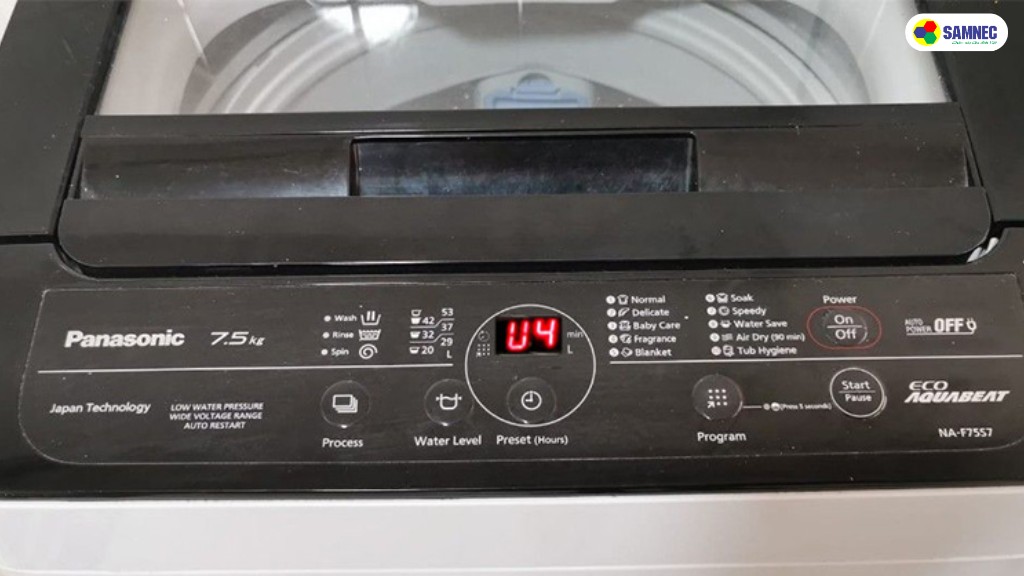 Lỗi U04 máy giặt Panasonic là gì?