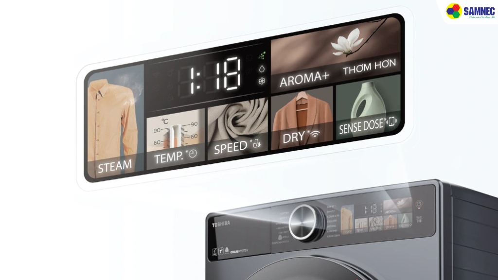  Có nên chọn máy giặt Toshiba trang bị công nghệ&nbsp;Aroma+