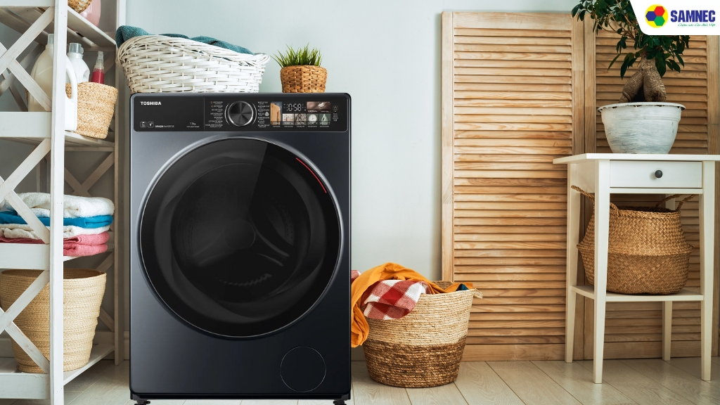 tổng quan máy giặt cửa trước Toshiba TW-T25BZP140MWV(MG)