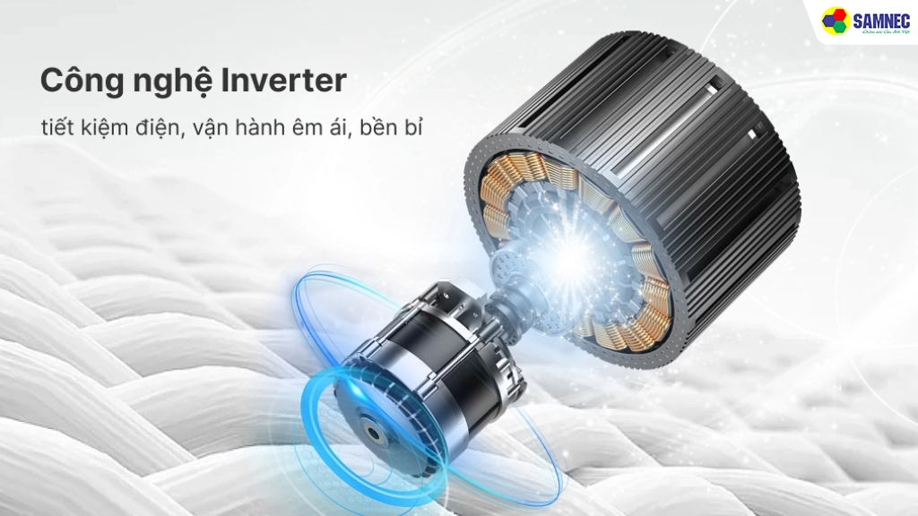 Vận hành êm, tiết kiệm điện