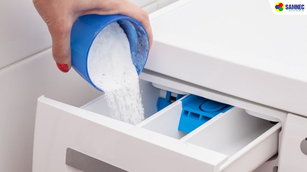 Sử dụng quá nhiều bột giặt